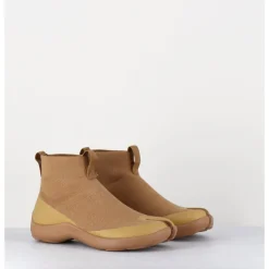 Discount TABI FOOTWEAR TABI HIGHTOP BROWN BEIGE