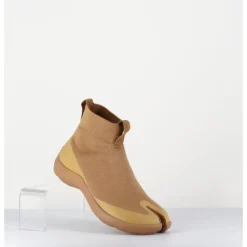 Discount TABI FOOTWEAR TABI HIGHTOP BROWN BEIGE