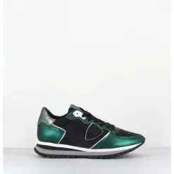 Clearance PHILIPPE MODEL TRPX LOW NOIR VERT